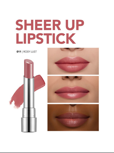 رژ جامد خیس شیر آپ/sheer up lipstick 💄/اورجینال