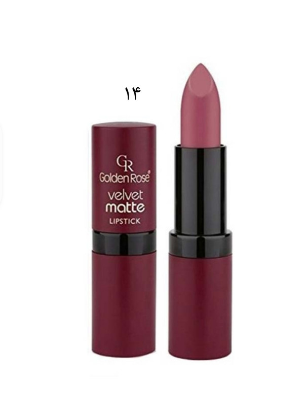 رژ لب جامد GR  velvet/کلدن رز🌹/اورجینال/کیفیت عالی/matte